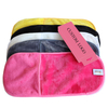 Custom private label microfiber reusable makeup remover cloth with bag
