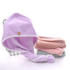 microfiber curly Hair turban towel for long hair drying