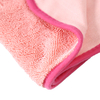 Custom label twist pile microfiber car drying cleaning towel