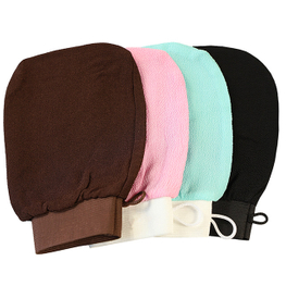 Shower Bamboo exfoliating bath glove for skin care