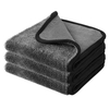 Custom label twist pile microfiber car drying cleaning towel